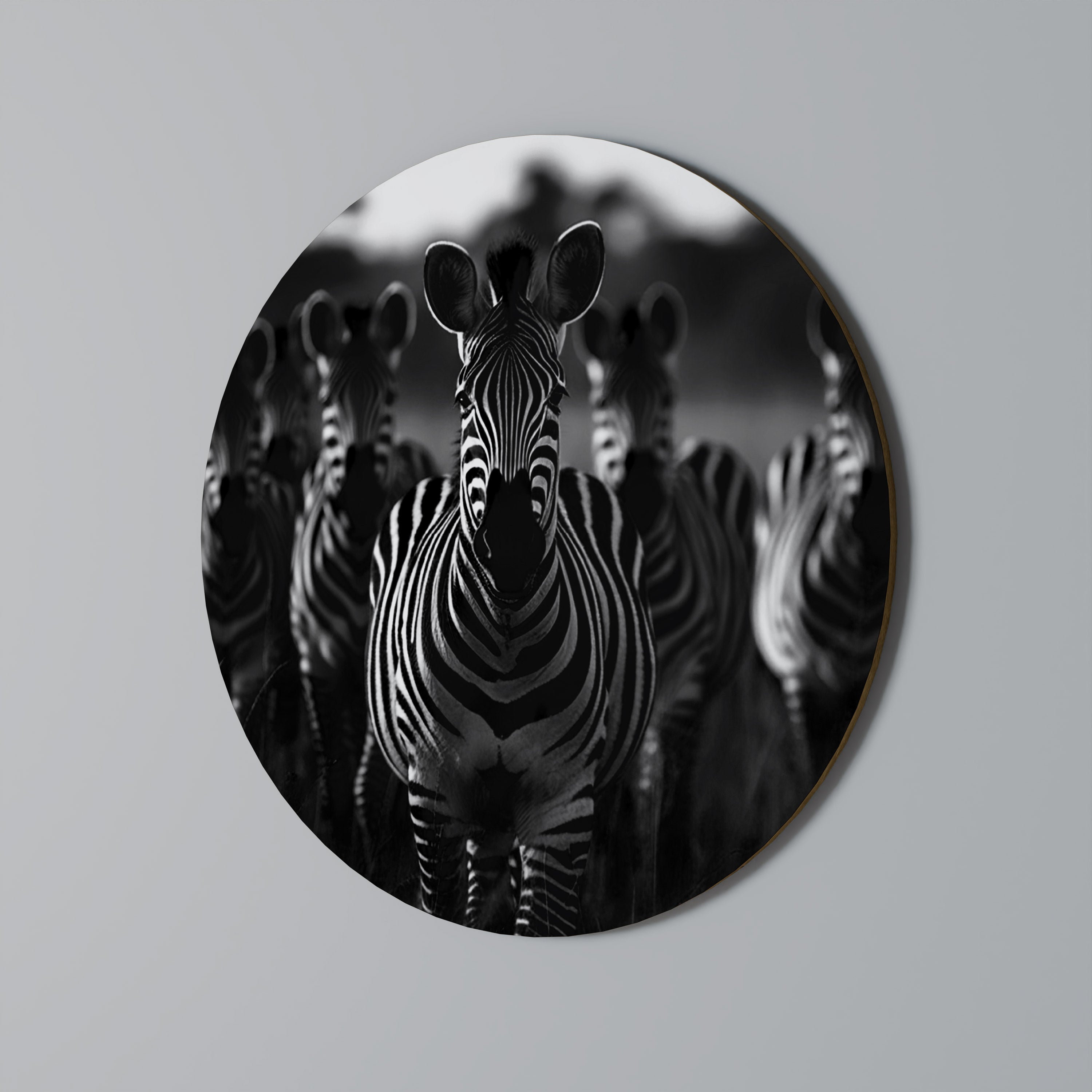 STRIPED SYMPHONY SAGA Quadro Redondo Decorativo