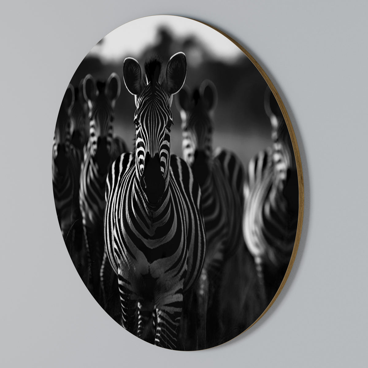 STRIPED SYMPHONY SAGA Arte de Parede Redonda