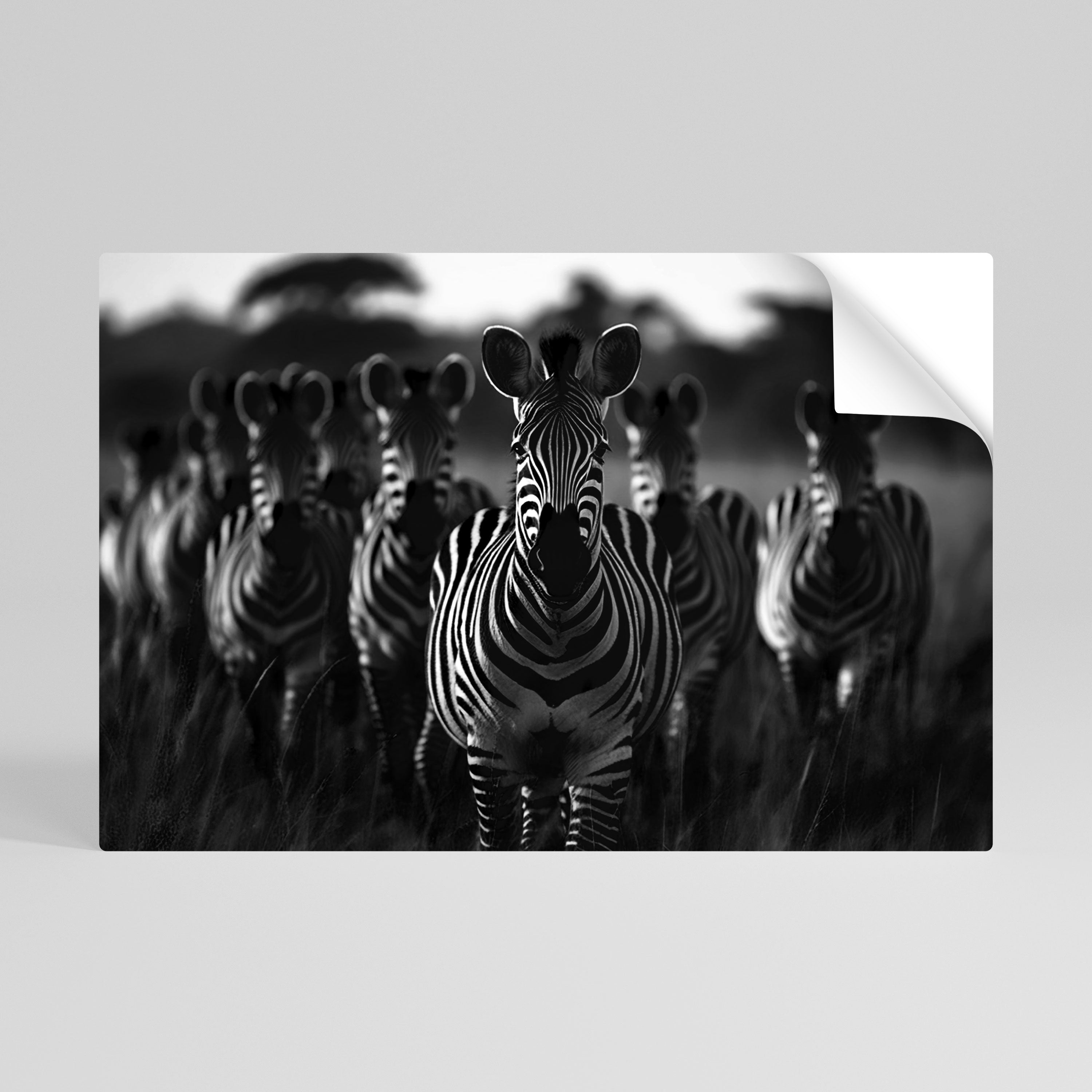STRIPED SYMPHONY SAGA Póster Autocolante Horizontal