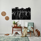 STRIPED SYMPHONY SAGA Peel and Stick Horizontal Poster