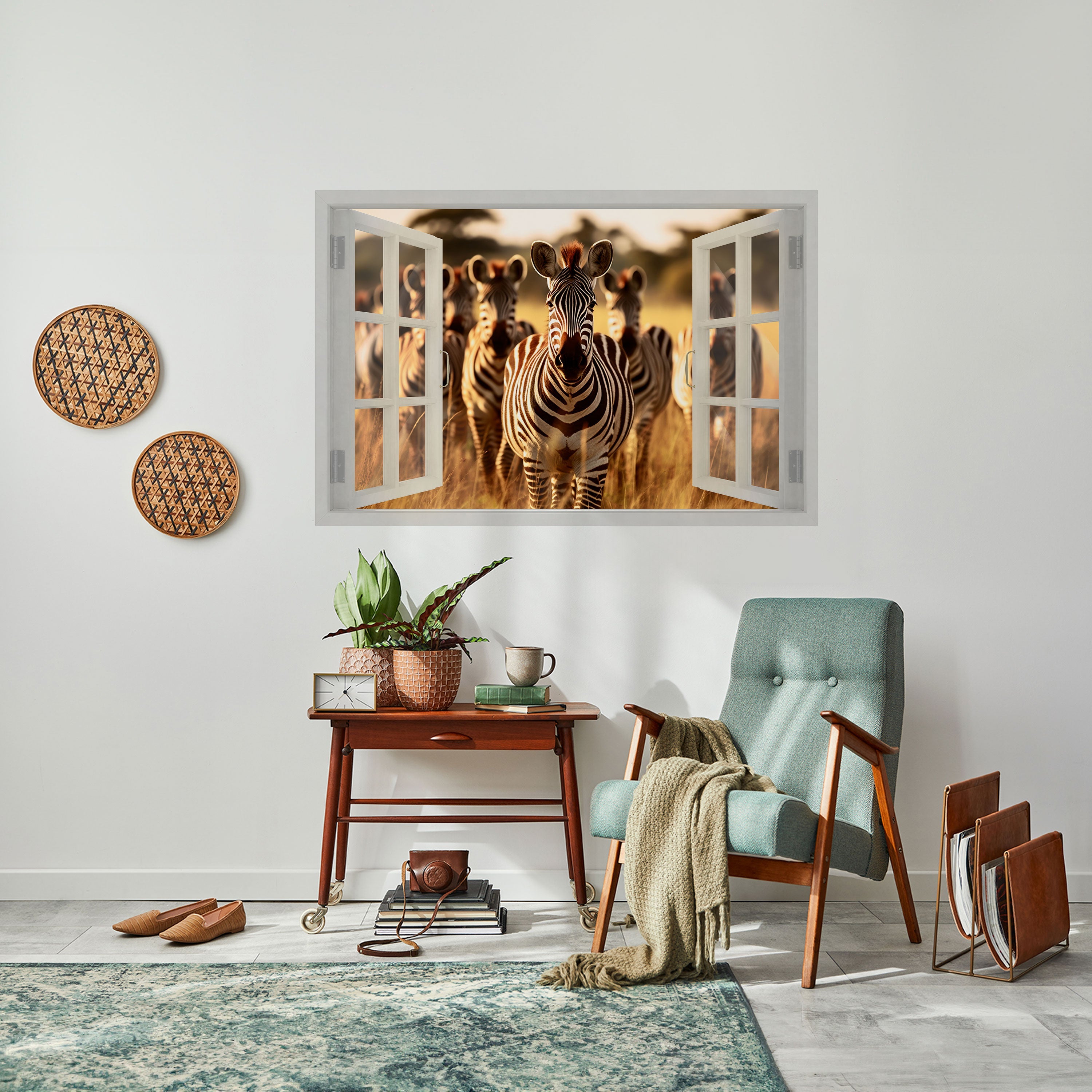 STRIPED SERENADE OUTSIDE Poster Horizontal Autocolante