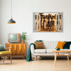 STRIPED SERENADE OUTSIDE Poster Horizontal Autocolante