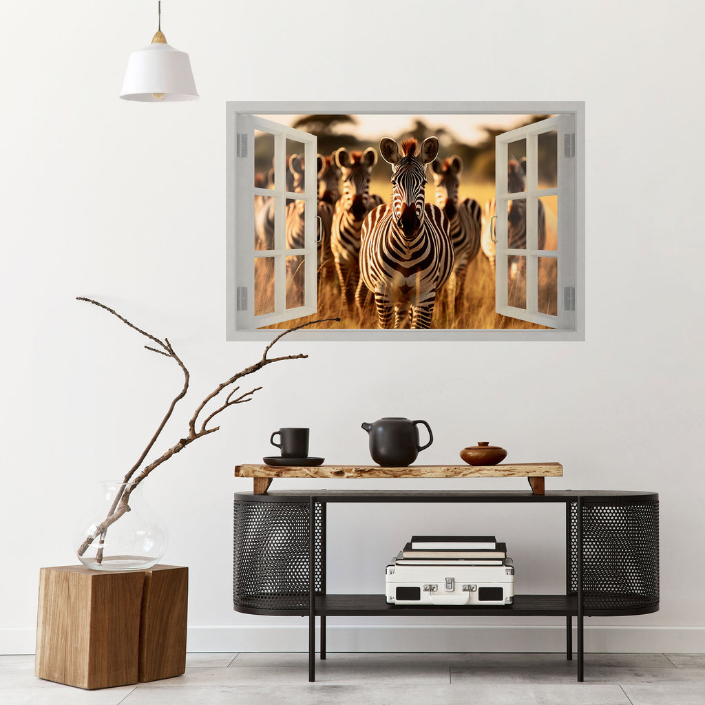 STRIPED SERENADE OUTSIDE Poster Horizontal Autocolante