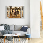 STRIPED SERENADE OUTSIDE Poster Horizontal Autocolante