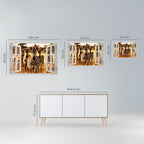 STRIPED SERENADE OUTSIDE Poster Horizontal Autocolante