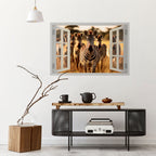 STRIPED SERENADE OUTSIDE Poster Horizontal Autocolante