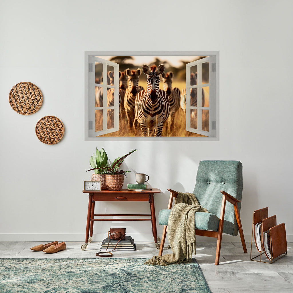 STRIPED SERENADE OUTSIDE Poster Horizontal Autocolante