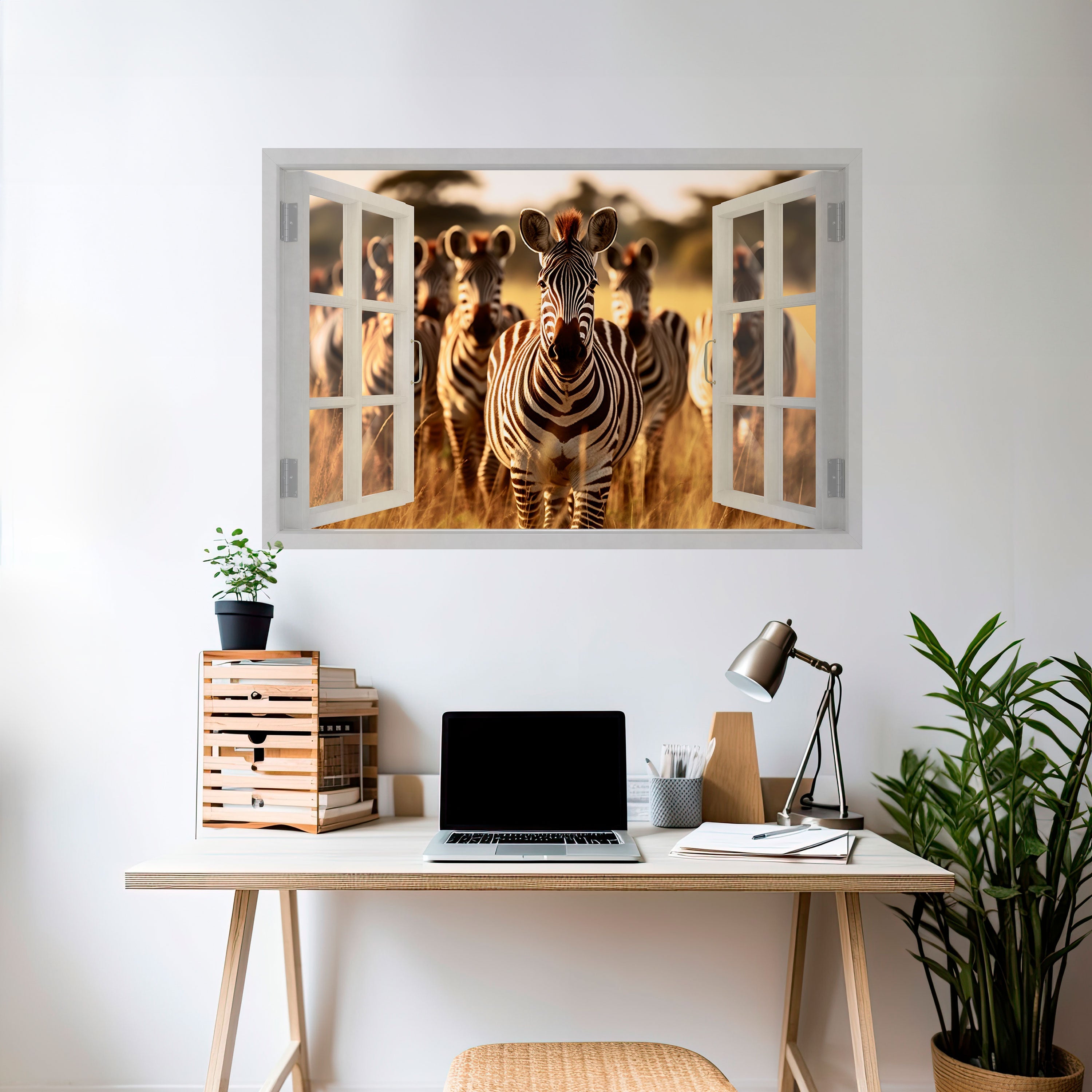 STRIPED SERENADE OUTSIDE Poster Horizontal Autocolante