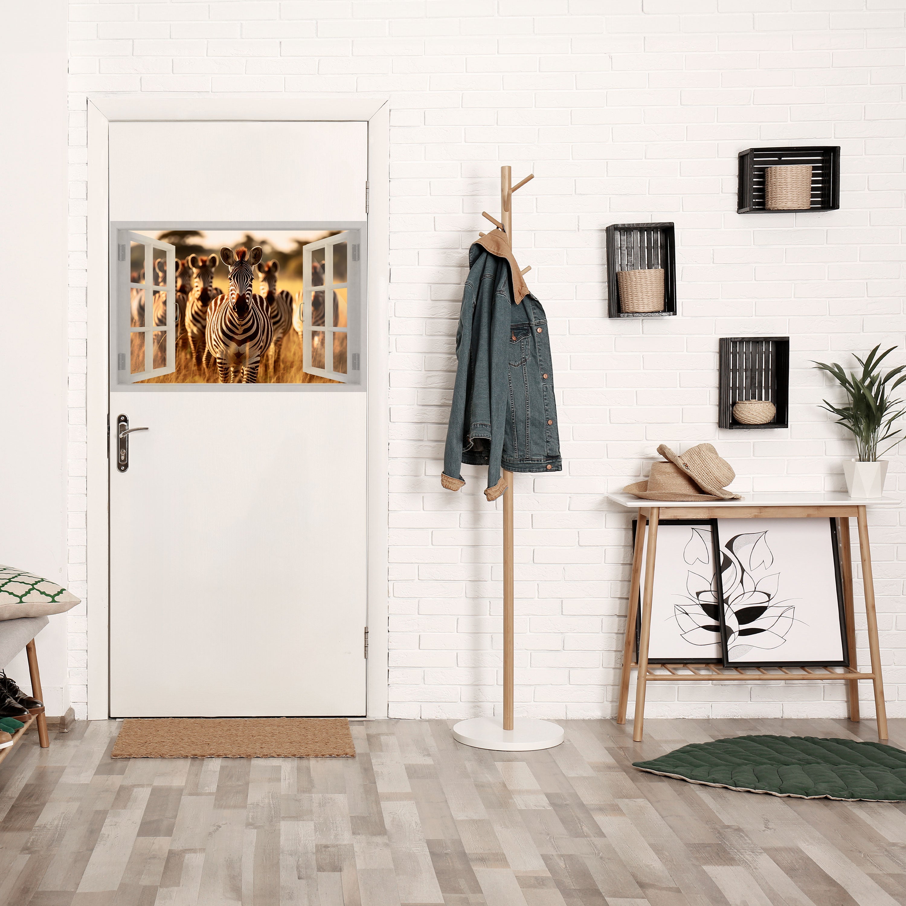 STRIPED SERENADE OUTSIDE Poster Horizontal Autocolante