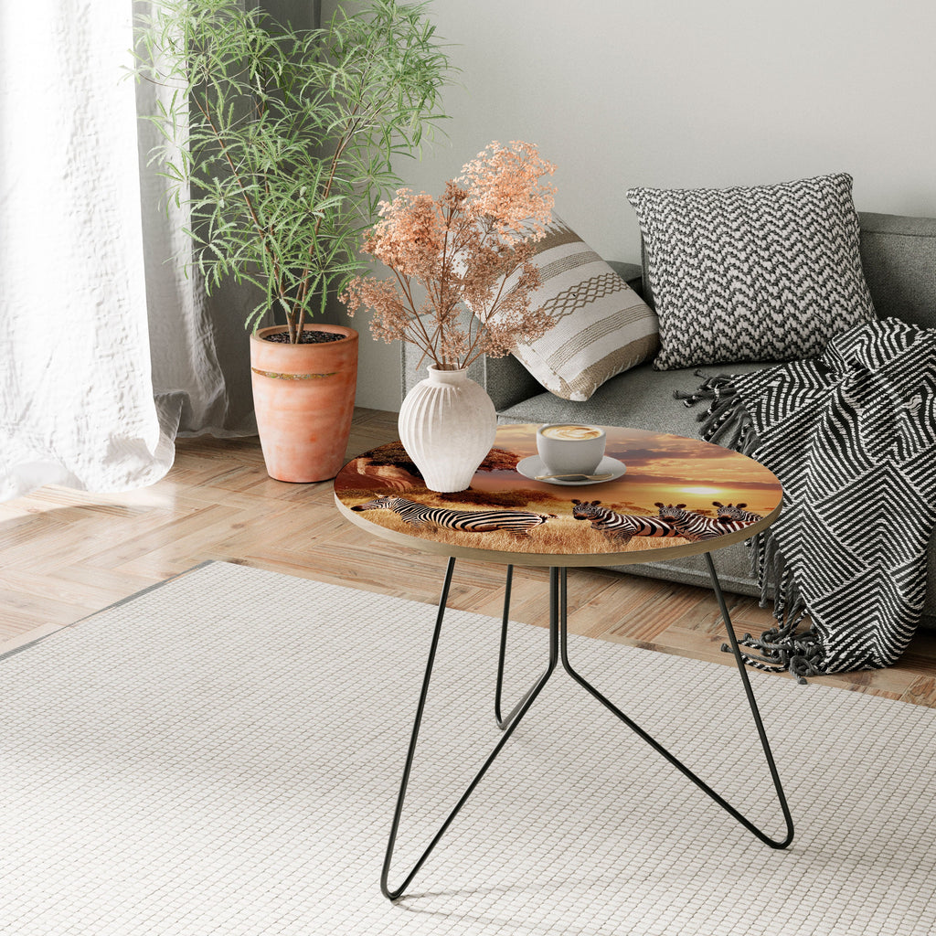 ZEBRA SUNSET SERENADE Mesa de Centro 69