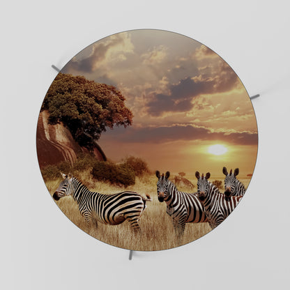 ZEBRA SUNSET SERENADE Mesa de Centro
