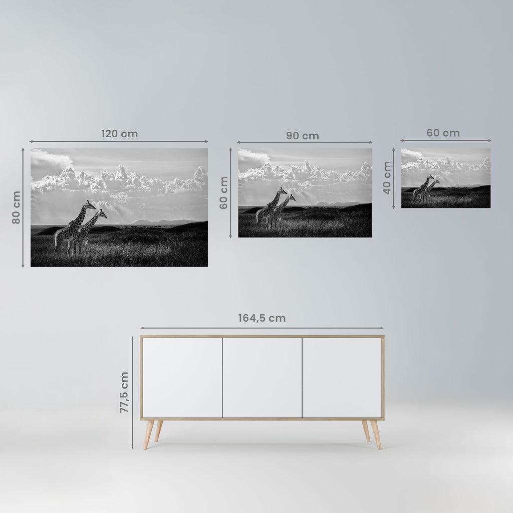 ELEGANT HEIGHTS UNVEILED Poster Horizontal Autocolante