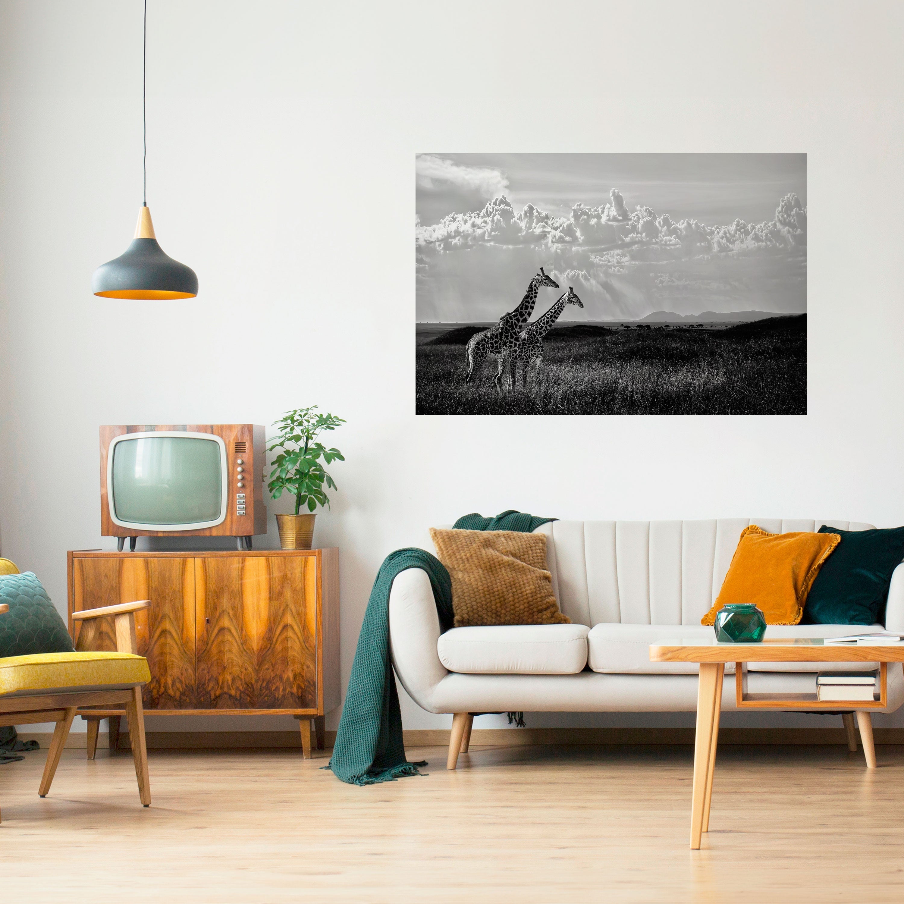 ELEGANT HEIGHTS UNVEILED Poster Horizontal Autocolante