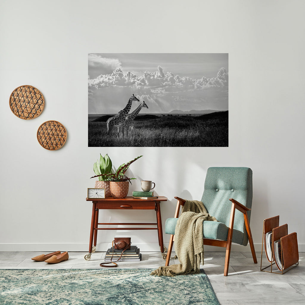 ELEGANT HEIGHTS UNVEILED Poster Horizontal Autocolante