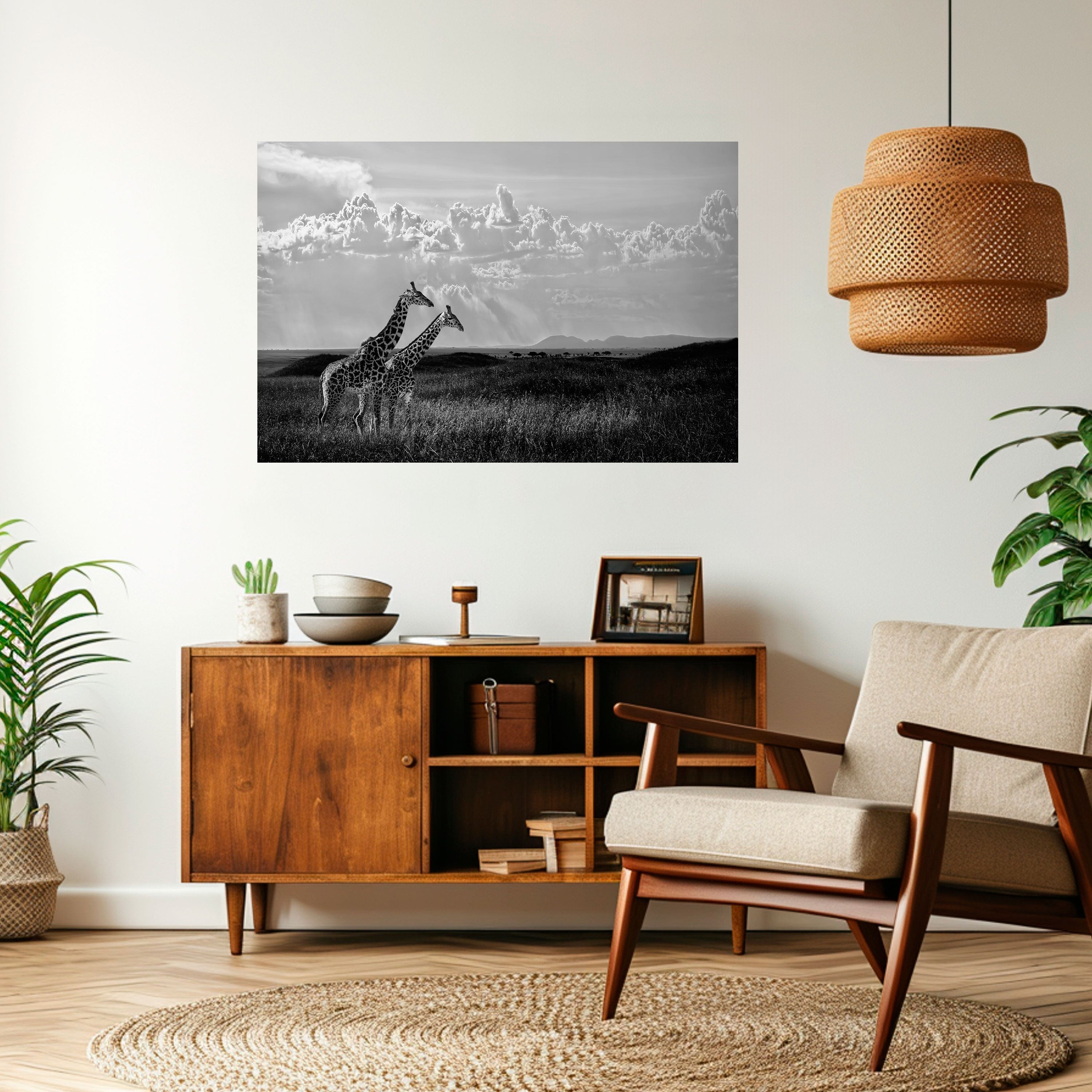 ELEGANT HEIGHTS UNVEILED Poster Horizontal Autocolante