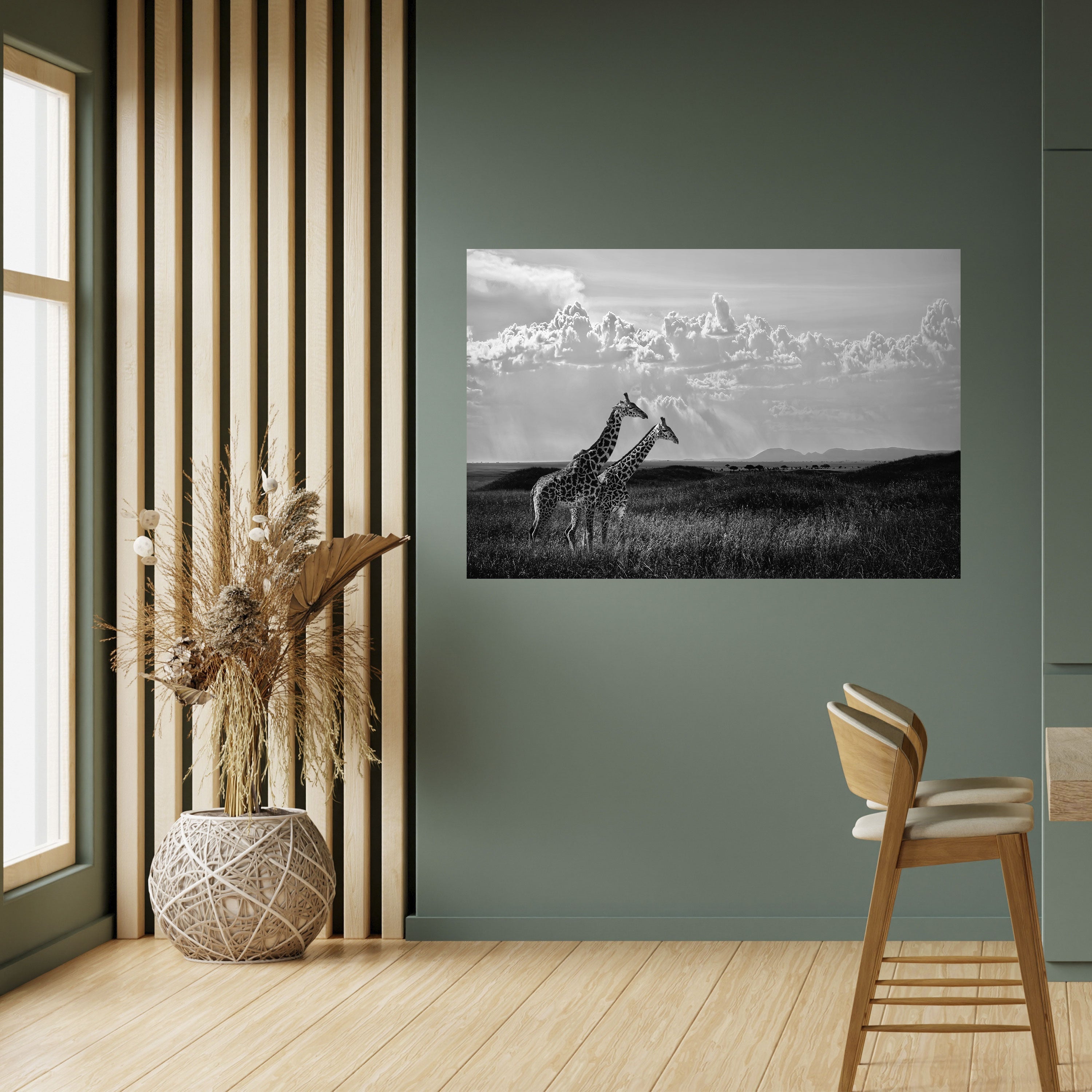 ELEGANT HEIGHTS UNVEILED Poster Horizontal Autocolante