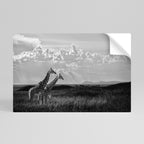 ELEGANT HEIGHTS UNVEILED Poster Horizontal Autocolante