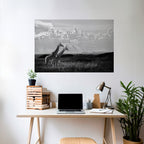 ELEGANT HEIGHTS UNVEILED Poster Horizontal Autocolante