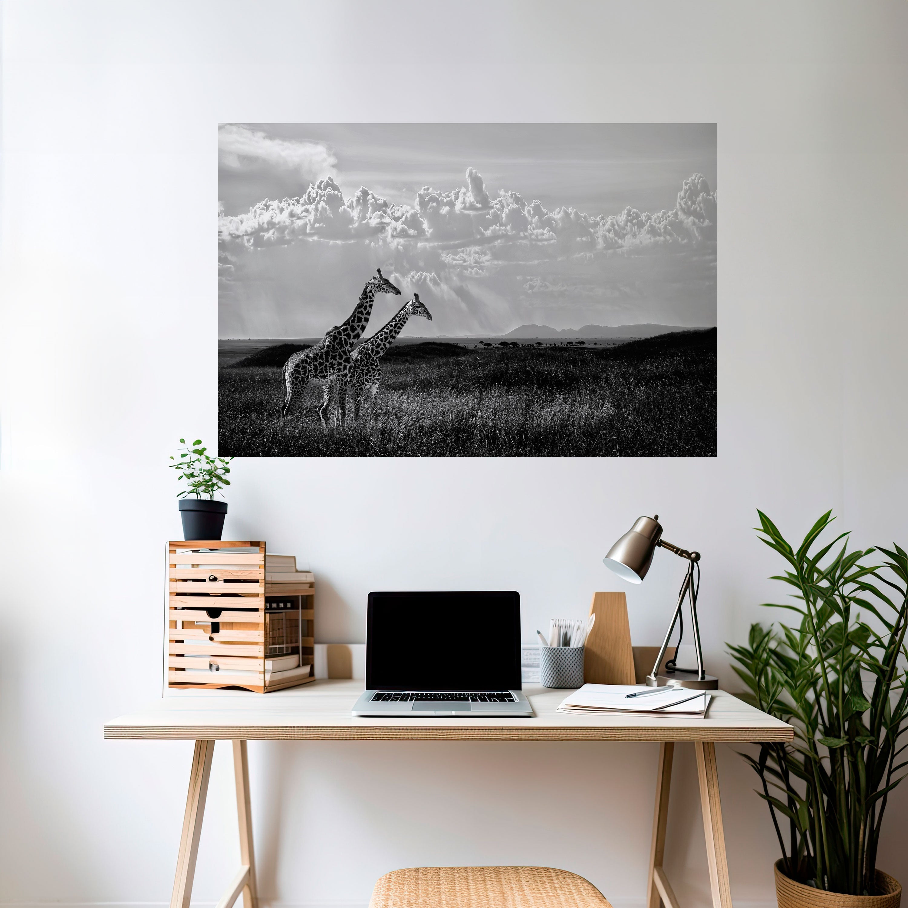 ELEGANT HEIGHTS UNVEILED Poster Horizontal Autocolante