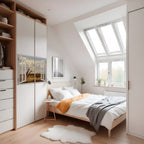 GIRAFFE GAZE WINDOW Peel and Stick Horizontal Poster