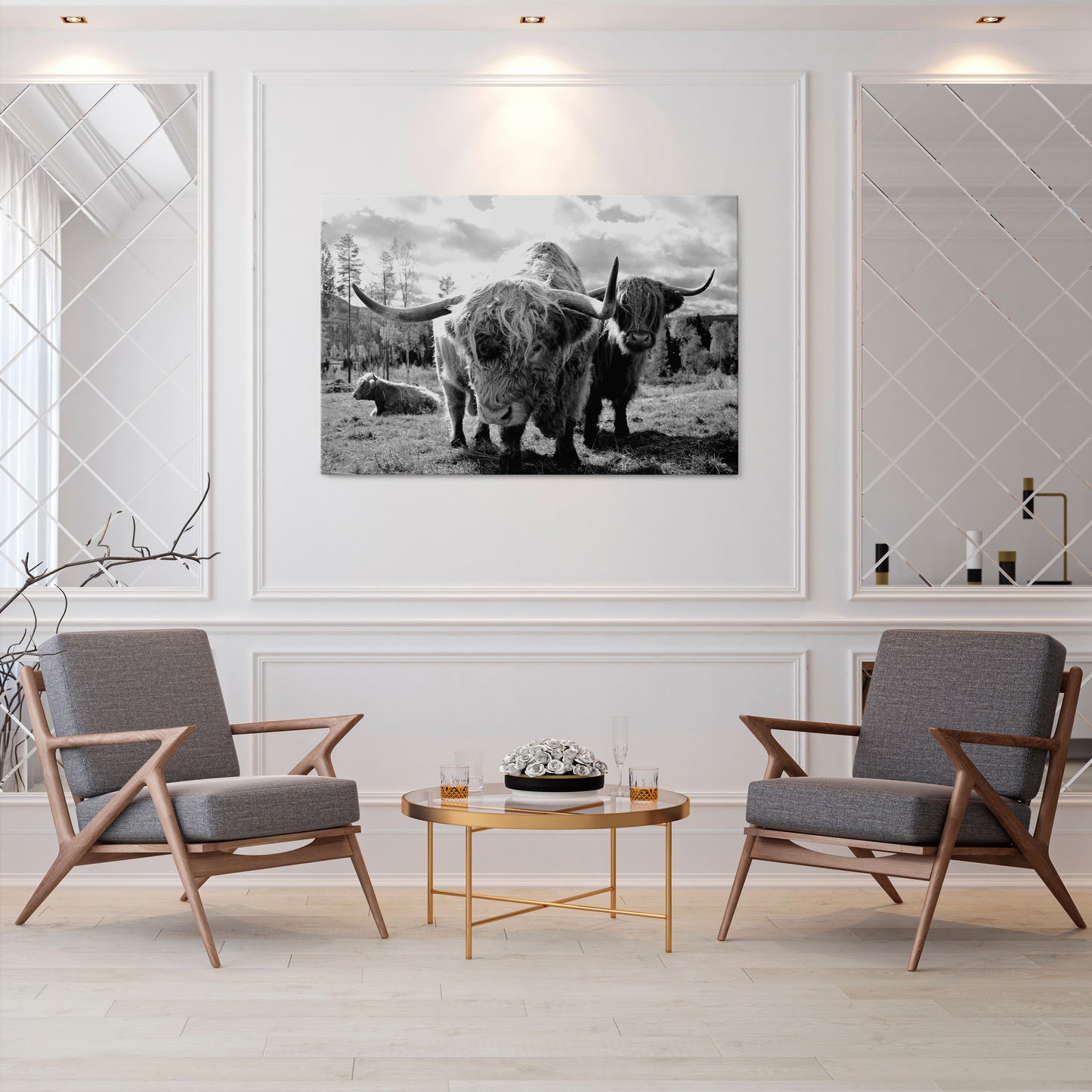 STILLNESS OF OLD SOULS Horizontal Canvas Print