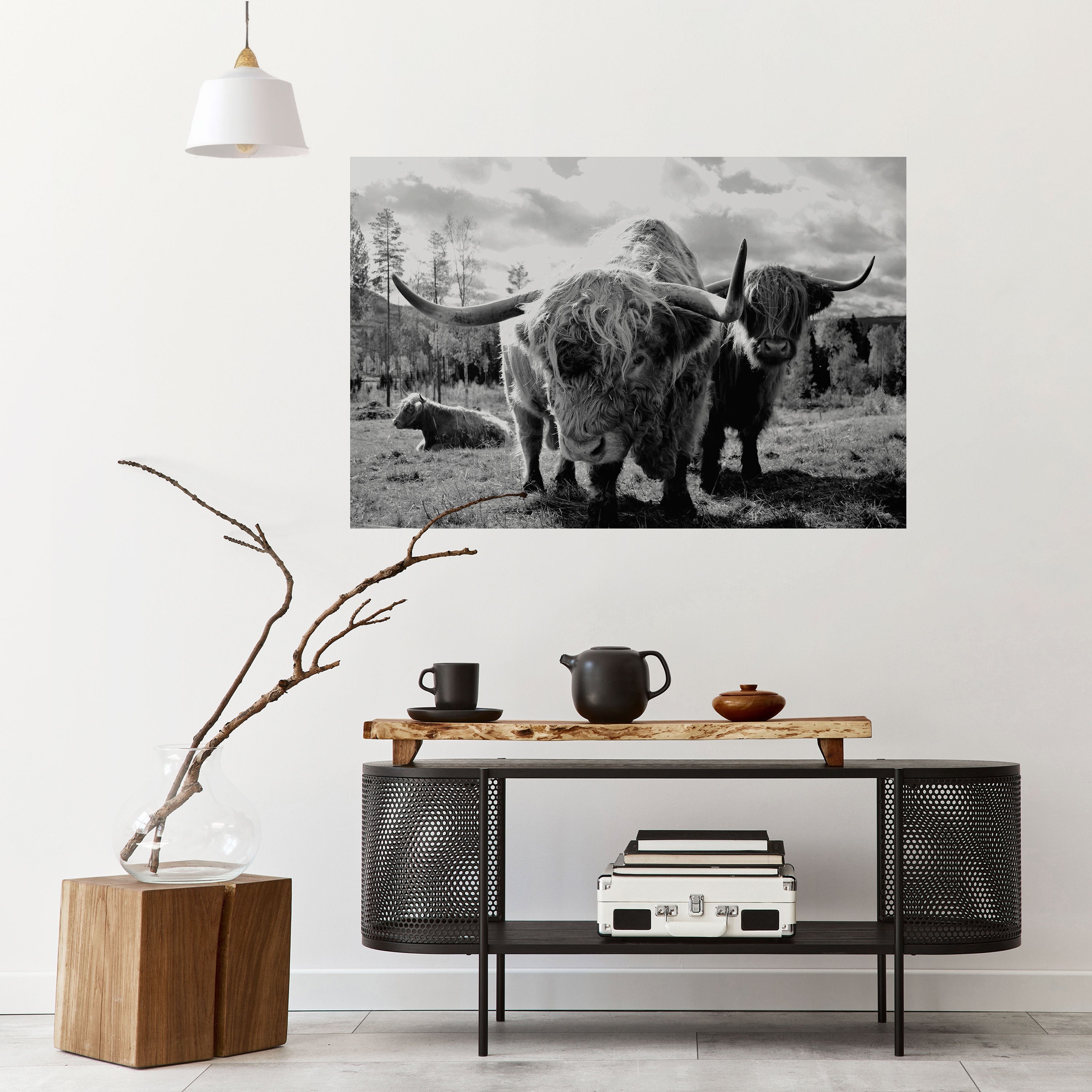 STILLNESS OF OLD SOULS Poster Horizontal Autocolante