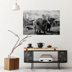 STILLNESS OF OLD SOULS Poster Horizontal Autocolante