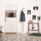 BOVINE WINDOW VISTA Peel and Stick Horizontal Poster