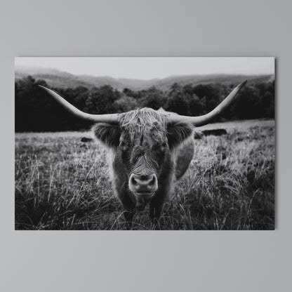 HORNED HERO IN FOCUS Horizontal Canvas Print