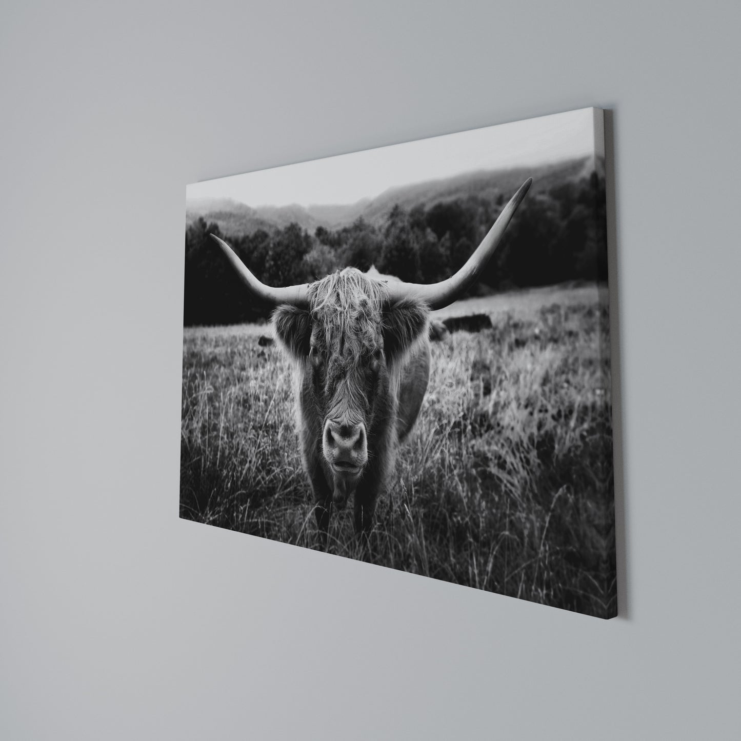HORNED HERO IN FOCUS Horizontal Canvas Print