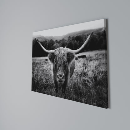 HORNED HERO IN FOCUS Horizontal Canvas Print