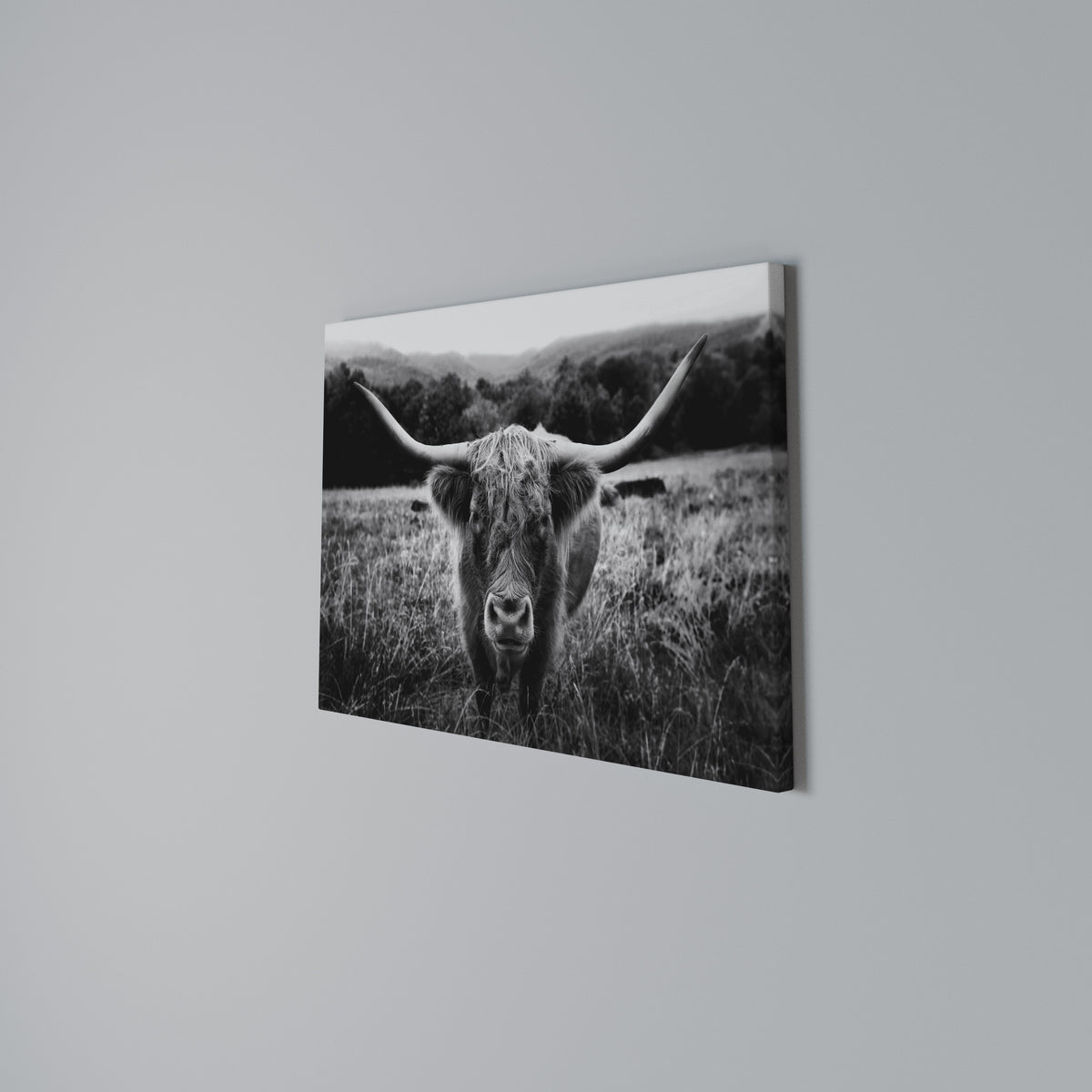HORNED HERO IN FOCUS Horizontal Canvas Print