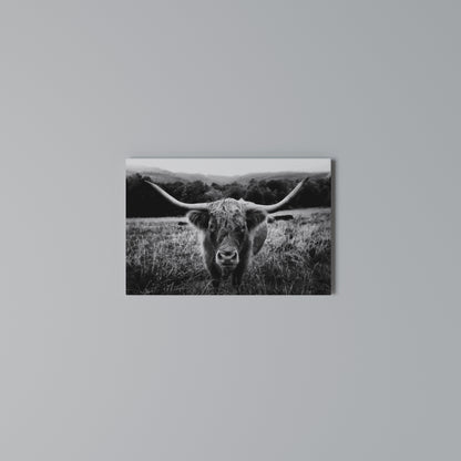 HORNED HERO IN FOCUS Horizontal Canvas Print