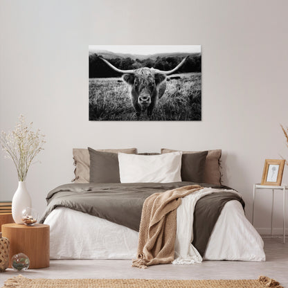 HORNED HERO IN FOCUS Horizontal Canvas Print