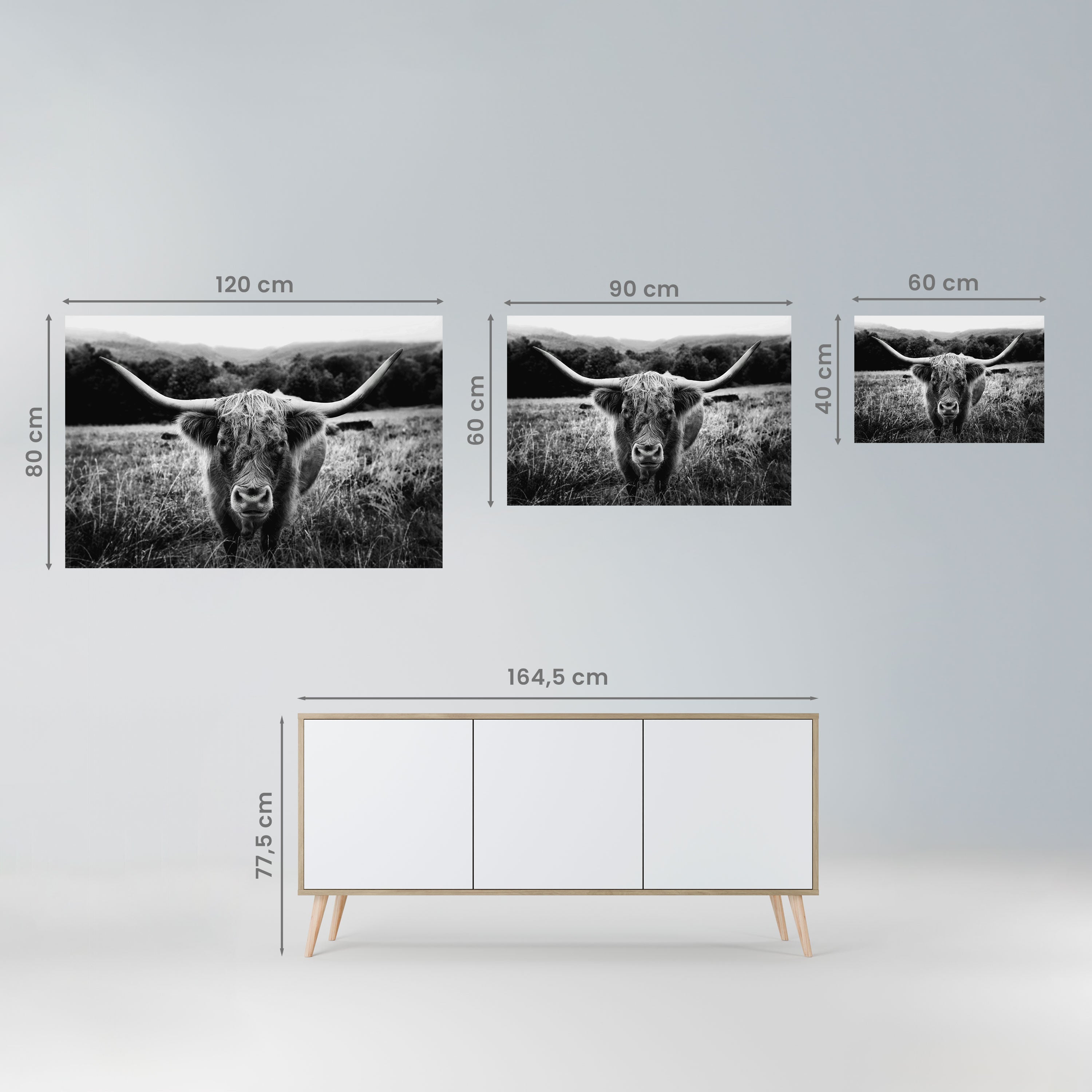 HORNED HERO IN FOCUS Poster Horizontal Autocolante