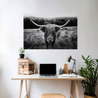 HORNED HERO IN FOCUS Poster Horizontal Autocolante
