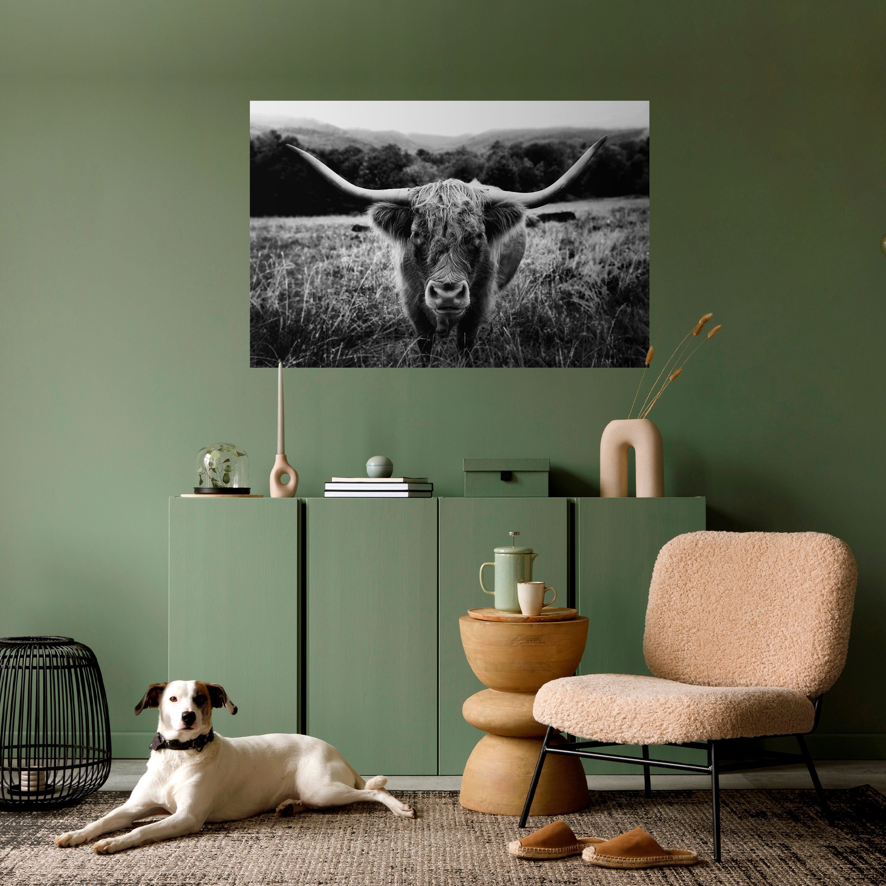 HORNED HERO IN FOCUS Poster Horizontal Autocolante