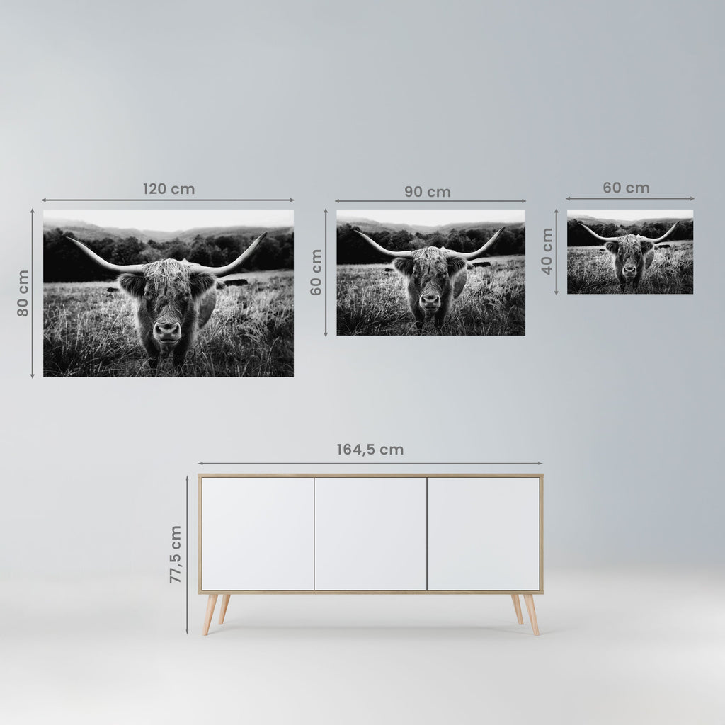 HORNED HERO IN FOCUS Poster Horizontal Autocolante