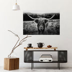 HORNED HERO IN FOCUS Poster Horizontal Autocolante