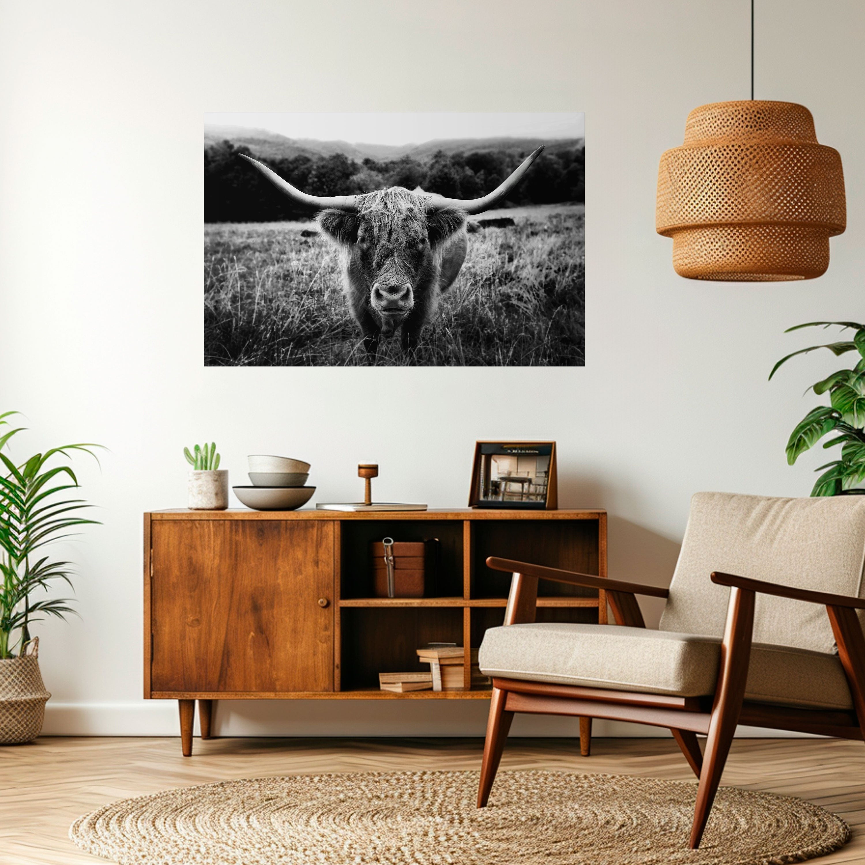 HORNED HERO IN FOCUS Poster Horizontal Autocolante