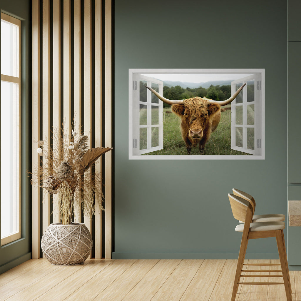 FIELDS OF FOCUS Peel and Stick Horizontal Poster