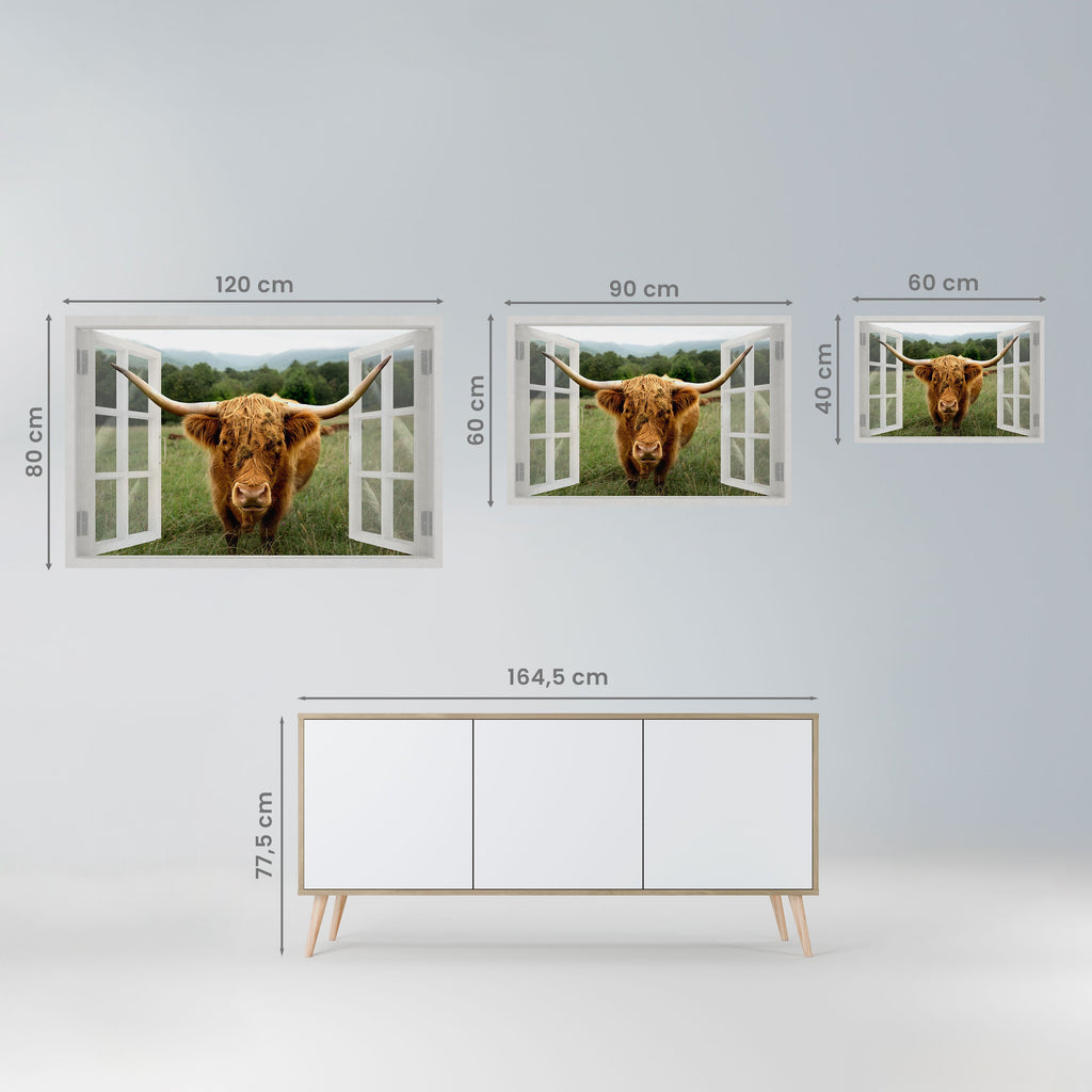 FIELDS OF FOCUS Peel and Stick Horizontal Poster