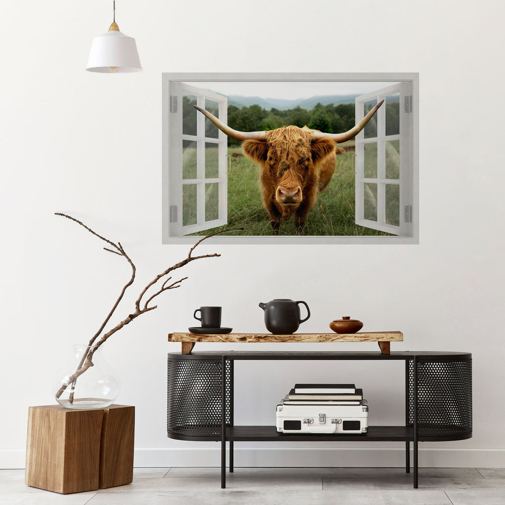 FIELDS OF FOCUS Peel and Stick Horizontal Poster