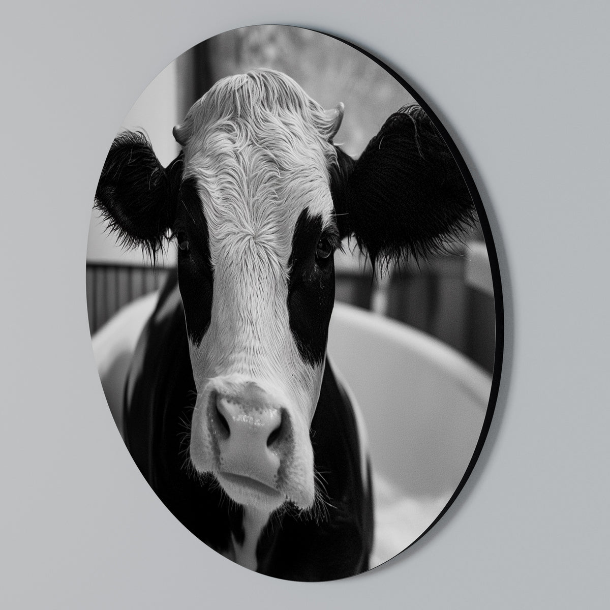 MONOCHROME MOOOD Arte de Parede Redonda