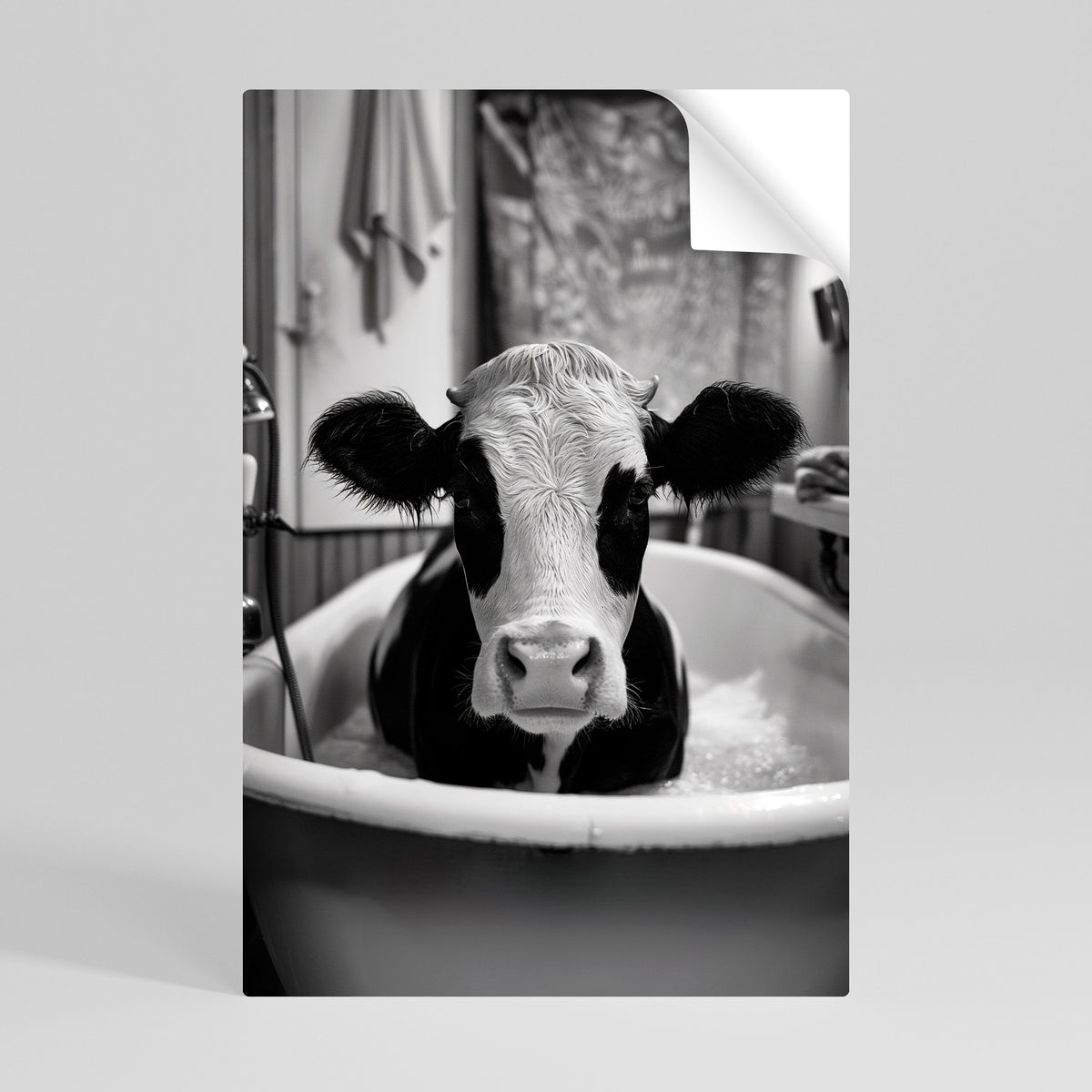 MONOCHROME MOOOD Póster Autocolante Vertical