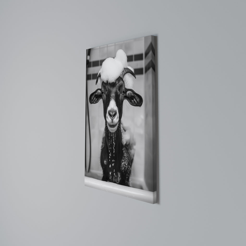 BUBBLE-BATHED BLISS Quadro em tela vertical