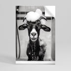 BUBBLE-BATHED BLISS Poster Vertical Autocolante