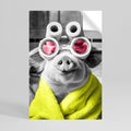 MORNING PIGLET Poster Vertical Autocolante