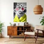 MORNING PIGLET Poster Vertical Autocolante