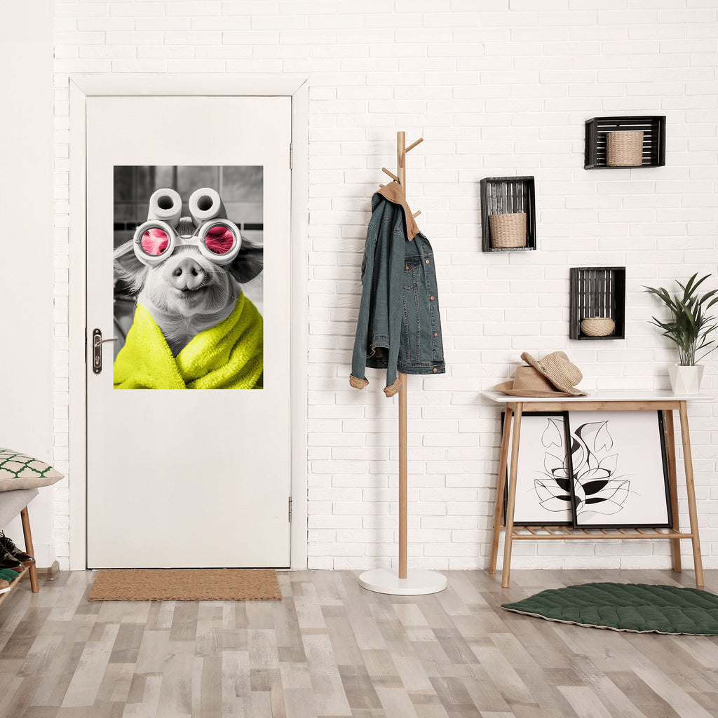 MORNING PIGLET Poster Vertical Autocolante